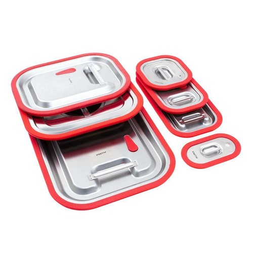 Deckel silikonrand mit - gn,