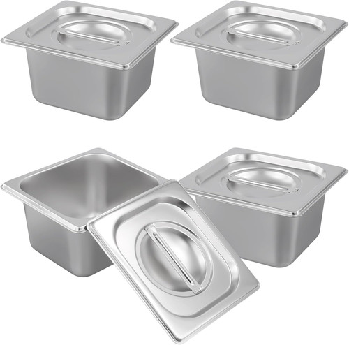 Stück edelstahl behälter - 4,